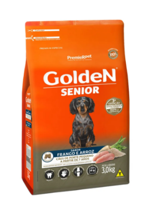 Golden Fórmula - Cão Sênior - Porte pequeno - Premium Especial - Frango e arroz (10,1kg)
