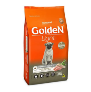 Golden Fórmula Light - Cão Adulto - Porte pequeno (Mini Bits) - Premium Especial - Frango e arroz (10,1kg)