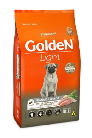 Golden Fórmula Light - Cão Adulto - Porte pequeno (Mini Bits) - Premium Especial - Frango e arroz (10,1kg)