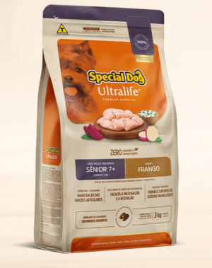 Special Dog Ultralife – Cão – Sênior 7+  Porte pequeno - Premium Especial – Frango, arroz e batata doce (15kg)
