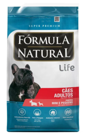 Fórmula Natural Life - Cão - Adulto - Porte pequeno e mini - Super premium (15kg)