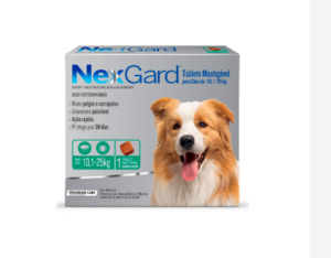 Nexgard 10,1 a 25 kg (1 comprimido)