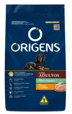 Origens - Cão - Adulto - Porte mini e pequeno - Premium Especial - Frango e cereais (10,1kg)