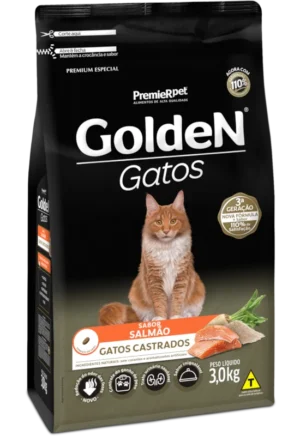 Golden Fórmula - Gato Adulto Castrado - Premium Especial - Salmão (10,1kg)
