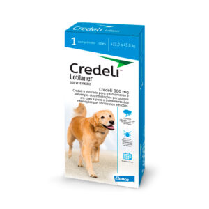 Credeli Tab Antipulgas 900mg para cães de 22 a 45kg (1 dose)