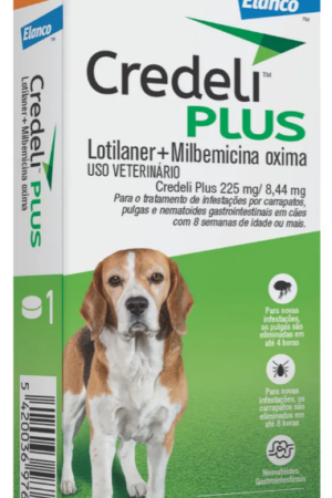 Credeli Tab Antipulgas 225mg para cães de 5,5 a 11kg (1 dose)