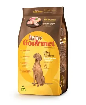 Quatree Gourmet - Cão Adulto - Raça média e grande - Premium (15kg)
