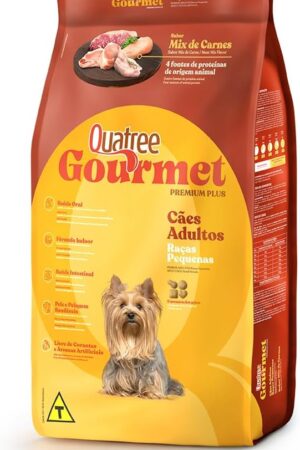 Quatree Gourmet – Cão – Adulto – Porte pequeno – Premium (10,1kg)