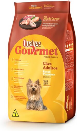 Quatree Gourmet – Cão – Adulto – Porte pequeno – Premium (10,1kg)