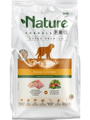 Nature Fórmula Pró – Cão – Sênior +5 – Porte grande – Super Premium (15kg)