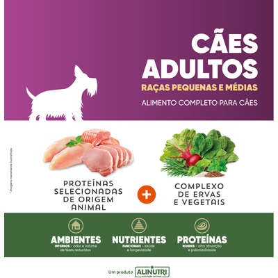 Nature Fórmula – Cão – Adulto – Porte pequeno e médio – Super Premium (15kg) - Imagem 3