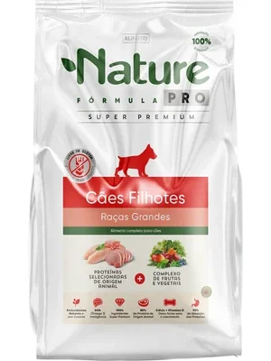 Nature Fórmula Pró – Cão – Filhote – Porte grande – Super Premium (15kg)