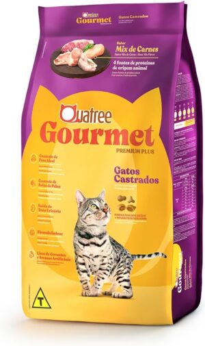 Quatree Gourmet – Gato Castrado – Premium – Mix de carnes (10,1kg)
