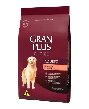 Gran Plus Choice - Cão - Adulto - Premium especial - Carne e frango (15kg)