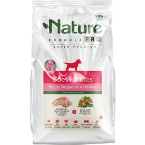 Nature Fórmula Pró – Cão – Filhote – Porte pequeno e médio – Super Premium (15kg)