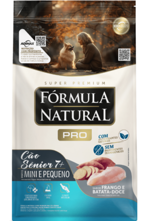 Fórmula Natural Pró – Cão – Sênior – Porte pequeno e mini – Super Premium – Frango e Batata-Doce (10,1kg)
