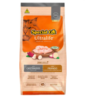 Special Cat Ultralife – Gato castrado – Premium Especial – Frango (10,1kg)