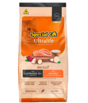 Special Cat Ultralife – Gato castrado – Premium Especial – Salmão (10,1kg)
