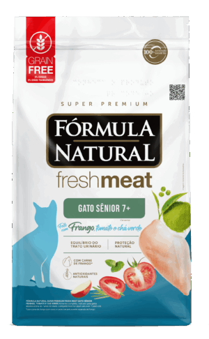 Fórmula Natural Fresh Meat - Gato - Castrado - Sênior - Super Premium - Frango, tomate e chá verde (7kg)