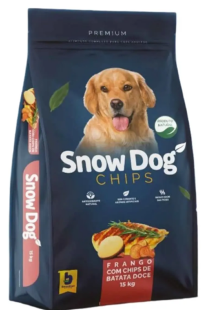 Snow Dog - Cão - Adulto - Premium - Frango com chips de batata-doce (15kg)