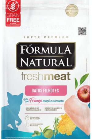 Fórmula Natural Fresh Meat – Gato – Castrado – Super Premium – Carne, Batata-doce e Cúrcuma (10kg)