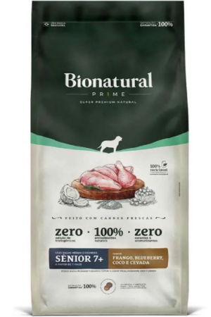 Bionatural Prime - Cão - Sênior - Porte médio e grande - Super Premium - Frango (15kg)