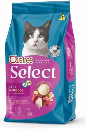 Quatree Select – Gato Castrado – Premium Especial – Mix de carnes (10,1kg)