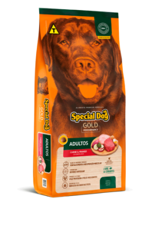 Special Dog Gold Performance - Cão - Adulto - Porte médio e grande - Premium Especial - Carne e frango (20kg)