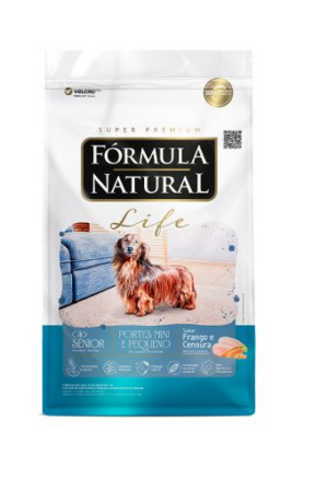 Fórmula Natural Life – Cão – Sênior – Porte mini e pequeno – Super premium (10,1kg)