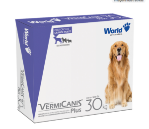 Vermifugo Vermicanis 2,4G 30Kg World Pet