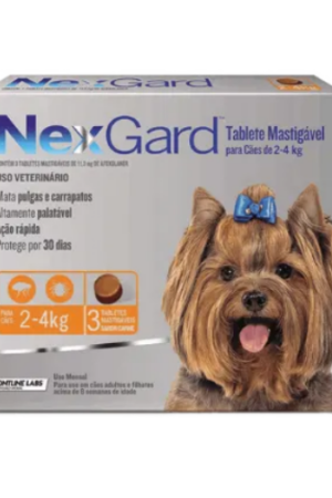 Nexgard P 0,5g Caes de 02 a 04Kg( 1 Comprimido)