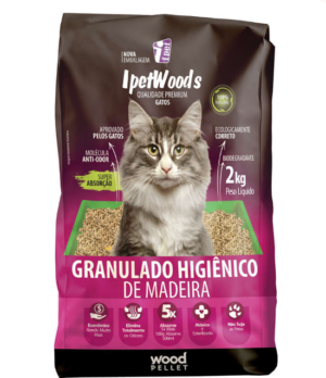 Granulado Higiênico de Madeira Ipet Woods (10Kg)