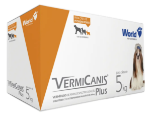 Vermífugo Vermicanis 400mg 5Kg World Pet