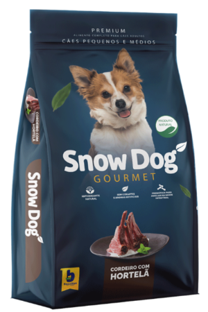 Snow Dog Gourmet- Adulto- Porte Pequeno- Cordeiro com Hortelã (15Kg)
