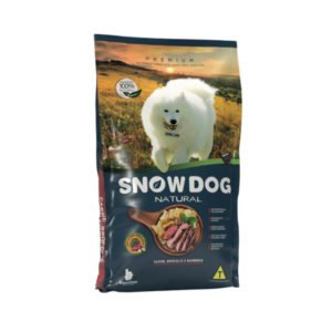 Snow Dog Natural - Adulto - Carne com Brócolis e Mandioca (15Kg)