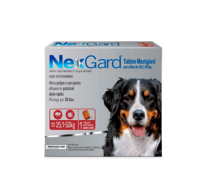 Nexgard GG 6,0g Caes de 25 a 50Kg (1 Comprimido)