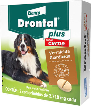Drontal Plus - Cães 35Kg (2 comprimidos)
