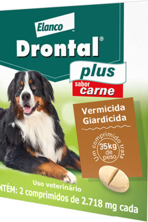 Drontal Plus - Cães 35Kg (2 comprimidos)
