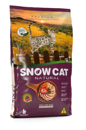 Snow Cat Natural - Gato Castrado - Peru com Maça (20kg)