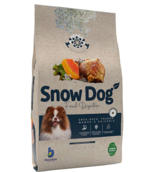 Snow Dog Flores Longevidade - Adulto Raças Pequenas - Girassol, Carne, Jabuticaba e Ginseng (10,1 Kg)