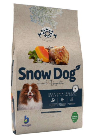 Snow Dog Flores Longevidade - Adulto Raças Pequenas - Girassol, Carne, Jabuticaba e Ginseng (10,1 Kg)