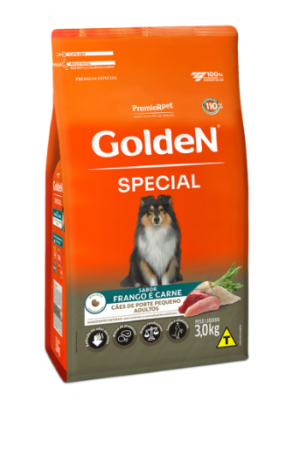 Golden Special - Cão Adulto - Porte Pequeno - Frango e Carne (15Kg)