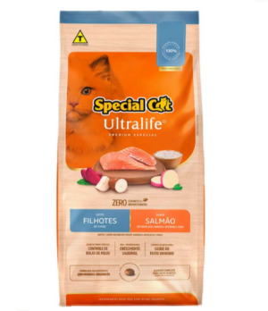 Special Cat Ultralife- Filhotes- Salmão e Arroz (10,1Kg)
