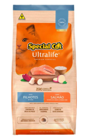 Special Cat Ultralife- Filhotes- Salmão e Arroz (10,1Kg)