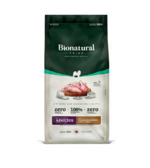 Bionatural Prime - Cão - Adultos - Raças Pequenas - Frango,  Blueberry, Coco e Aveia  (10,1Kg)