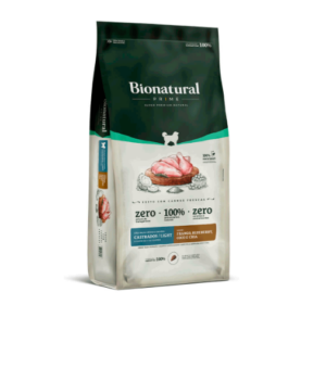 Bionatural Prime- Cães Castrados- Light- Raça Média e Grande- Frango,  Blueberry, Coco e Chia (15Kg)