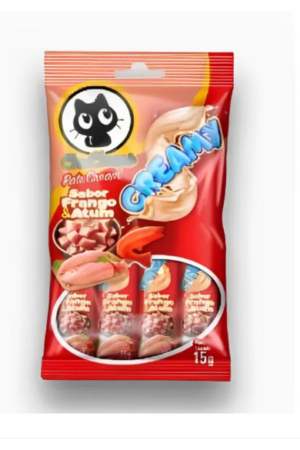 Petisco de Gato - Gatex Chups - Frango c/ Atum 4x15g