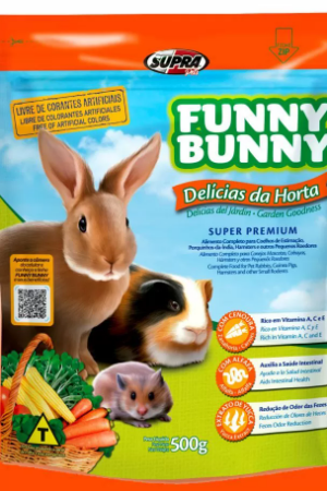 Ração Funny Bunny Delicias da Horta 500g