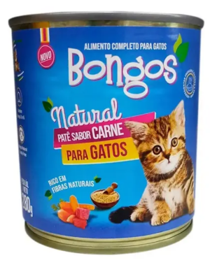 Patê Enlatado Gato - Bongos Carne 280g