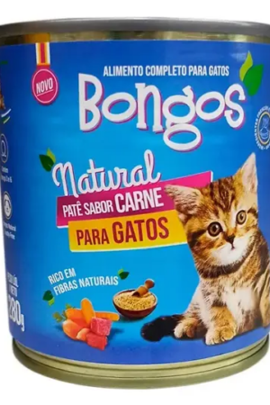 Patê Enlatado Gato - Bongos Carne 280g